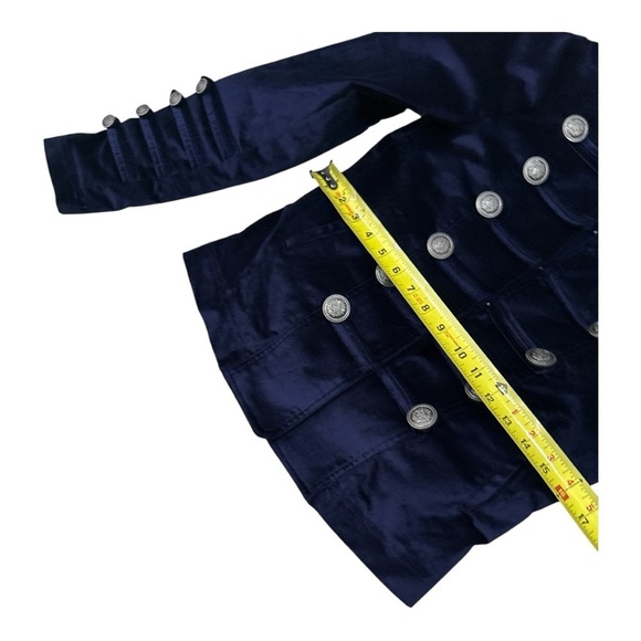 Free People Navy Blazer with Silver Buttons - Picture 10 of 11